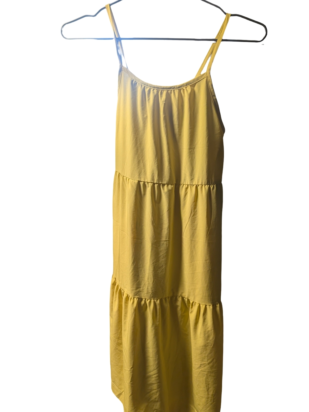 Mondetta Yellow Spaghetti Strap Dress